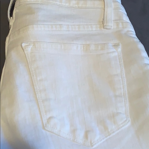 NWT J.Crew 9" Toothpick Button front size 27 white - Picture 2 of 10